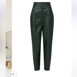 Veronica Beard Kita Vegan Leather Pants - size 4